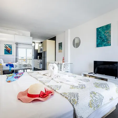 926 Fabulous View Of Lasamericas, Seafront Studio! شقة بلايا ذي لاس أميريكاس